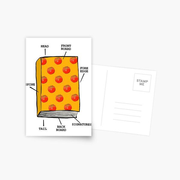 Book anatomy Postcard