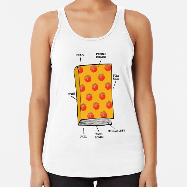 Book anatomy Racerback Tank Top