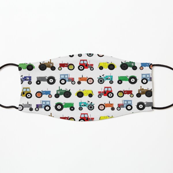 Tractors Print Kids Mask