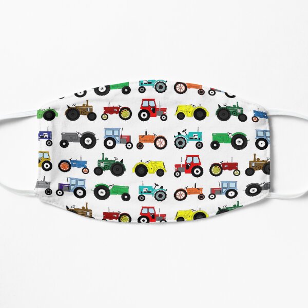 Tractors Print Mask