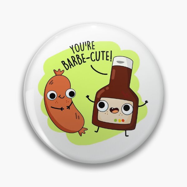 Item preview, Barbe-cute Funny Barbecue Puns  designed and sold by punnybone.