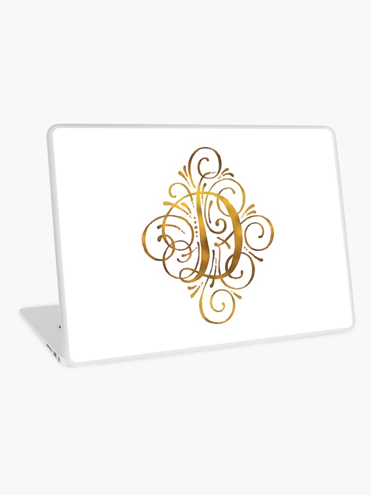 monogram laptop skin