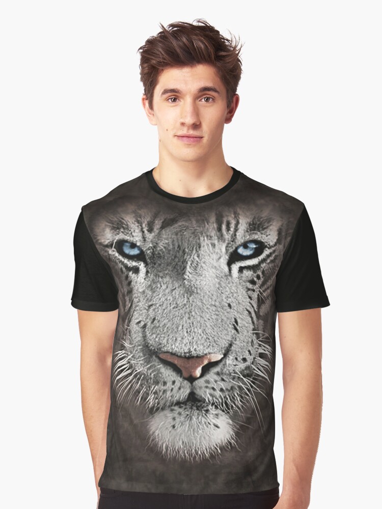 White Tiger Men's and Big Men's Graphic T-shirt 