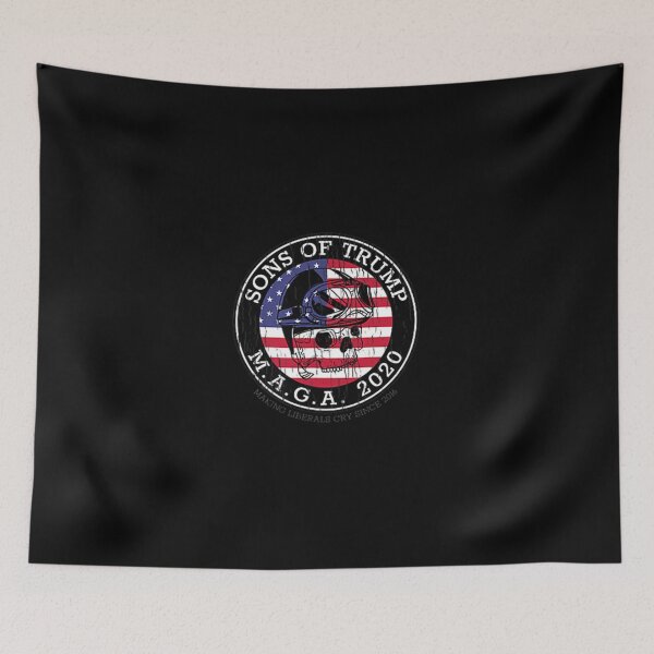 Item preview, Sons of Trump MAGA 2020 Retro Biker Skull designed and sold by Alexiscatteau.