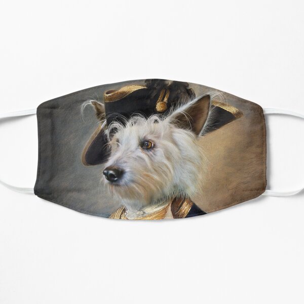 Dog Portrait - Barkley Flat Mask