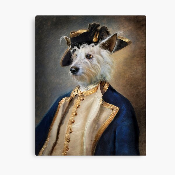 Dog Portrait - Barkley Canvas Print