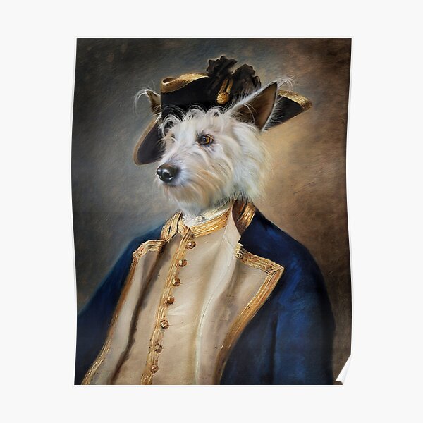Dog Portrait - Barkley Poster