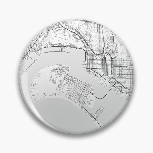 Item preview, San Diego Map  designed and sold by Kara515.