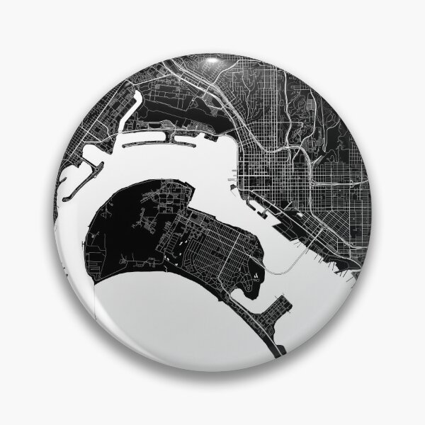 Item preview, San Diego Map designed and sold by Kara515.