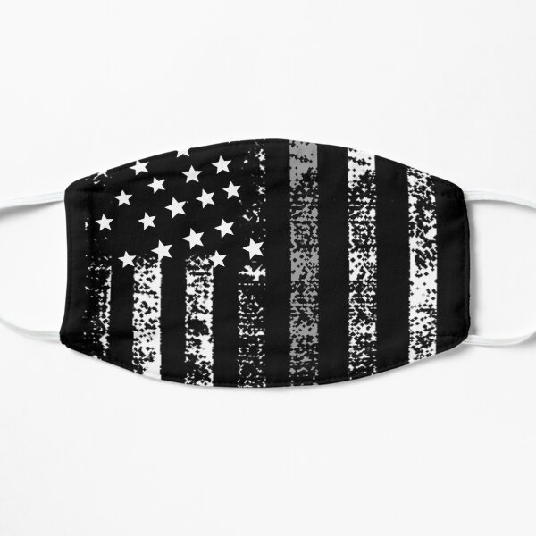 Thin Silver Line US Flag Correctional Officers Prison Officer Mask