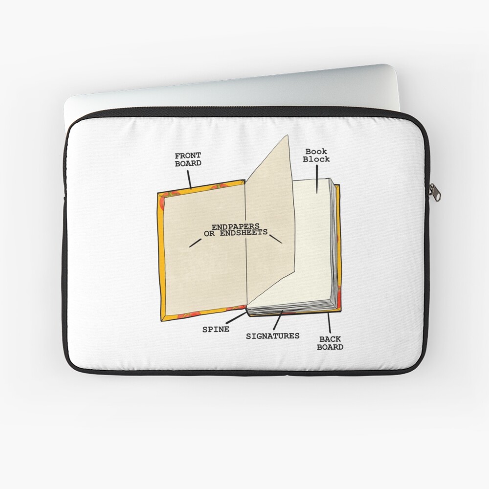 Book internal anatomy Laptop Sleeve