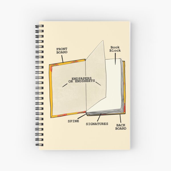 Book internal anatomy Spiral Notebook