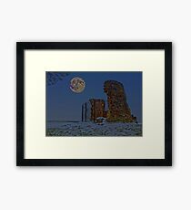 Moonlit Mill Framed Print