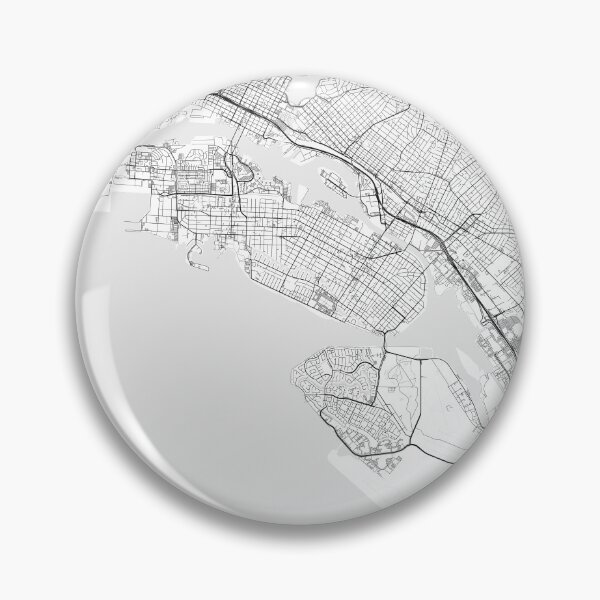 Artikelvorschau, Oakland Kalifornien Karte entworfen und verkauft von Kara515.