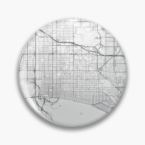 Item preview, Long Beach CA Map designed and sold by Kara515.
