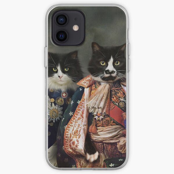 Cat Portrait - Michael and Hero iPhone Soft Case