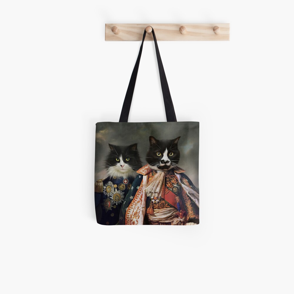 Cat Portrait - Michael and Hero Tote Bag