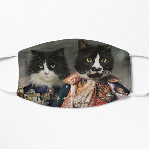 Cat Portrait - Michael and Hero Flat Mask