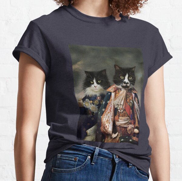 Cat Portrait - Michael and Hero Classic T-Shirt