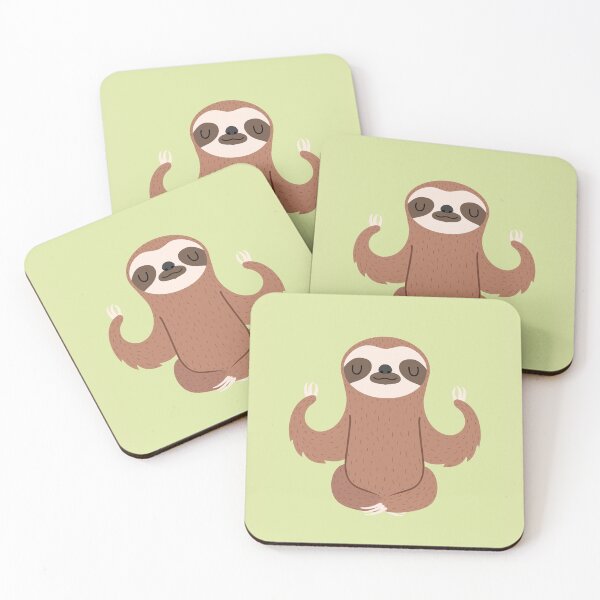 Item preview, Sloth doing yoga designed and sold by mruburu.