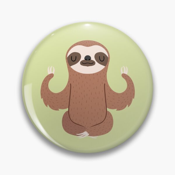 Item preview, Sloth doing yoga designed and sold by mruburu.