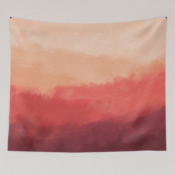 Item preview, Painted Dream mist over crimson hills designed and sold by NoaaDesign.