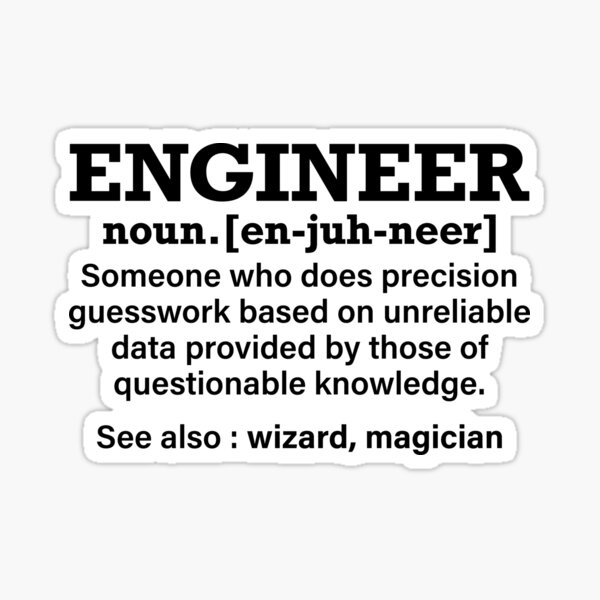 Item preview, Engineer Definition designed and sold by WeeTee.