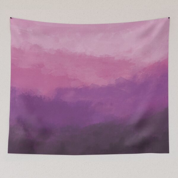 Item preview, Painted Dream mist over purple sea designed and sold by NoaaDesign.