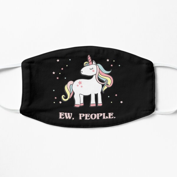 Ew People Unicorn Flat Mask