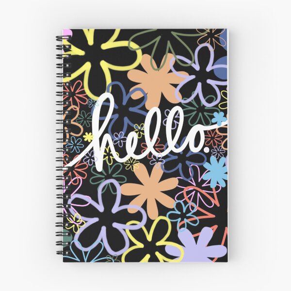 Item preview, "Hello" Colorful Flower Pattern  designed and sold by karlaface.