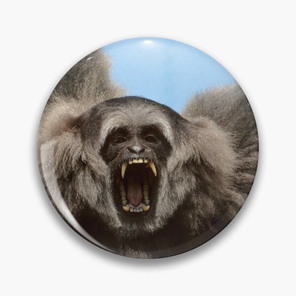 Item preview, Silvery gibbon yawning designed and sold by KcsArt87.