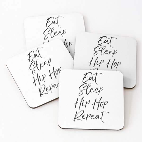 Item preview, Eat Sleep Hip Hop Repeat Dancing Quote designed and sold by TNDesignStudio.