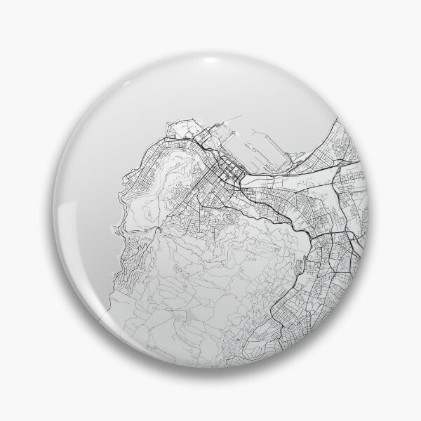 Item preview, Cape Town South Africa Map designed and sold by Kara515.