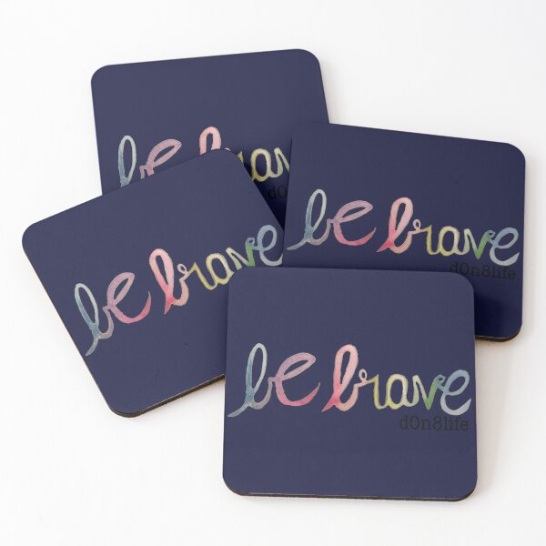Item preview, Be Brave - Black d0n8life designed and sold by D0n8Life.