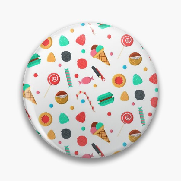 Item preview,  cute candy and bonbon pattern with donuts designed and sold by SiRaGeckoDesign.