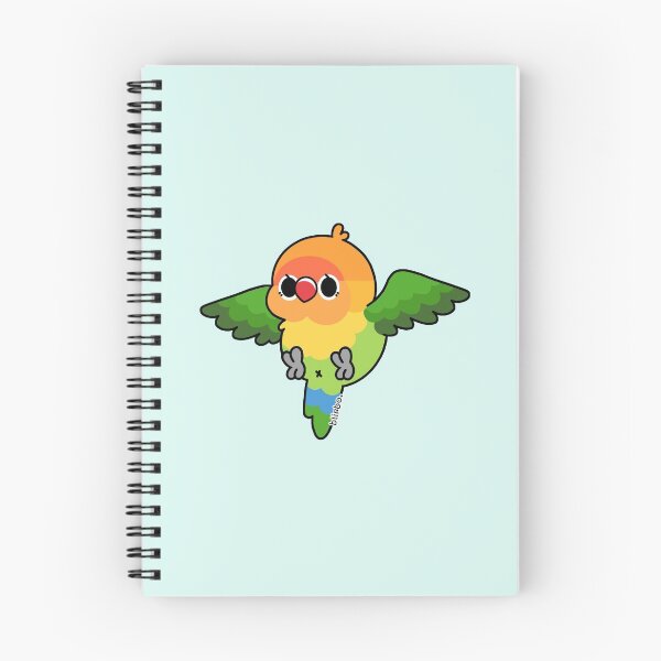 Item preview, Flying Lovebird - Fischer's (Ver. 2) designed and sold by blirbos.