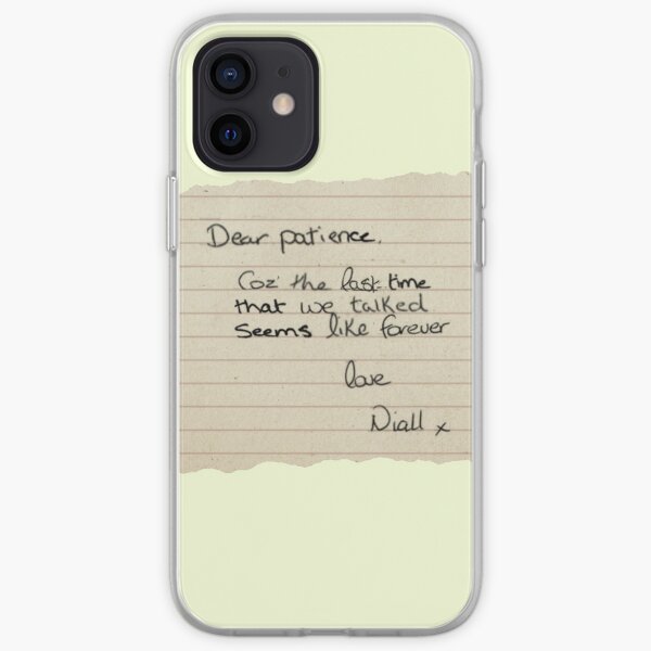 Estimado diseño de nota de paciencia Funda blanda para iPhone