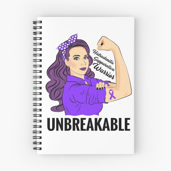 Item preview, Hidradenitis Suppurativa Awareness HS Warrior Unbreakable designed and sold by ZNOVANNA.