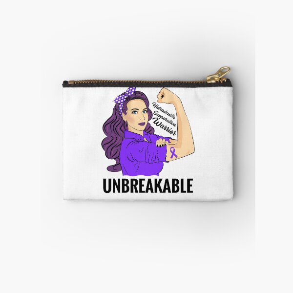 Item preview, Hidradenitis Suppurativa Awareness HS Warrior Unbreakable designed and sold by ZNOVANNA.
