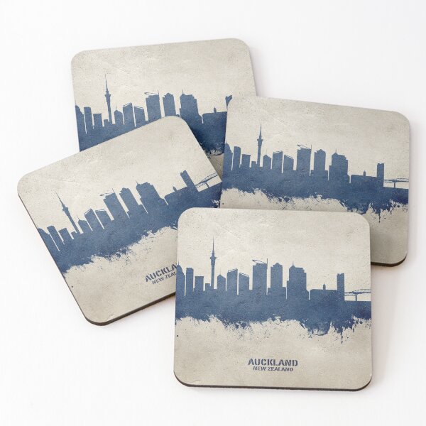 Item preview, Auckland New Zealand Skyline designed and sold by ArtPrints.
