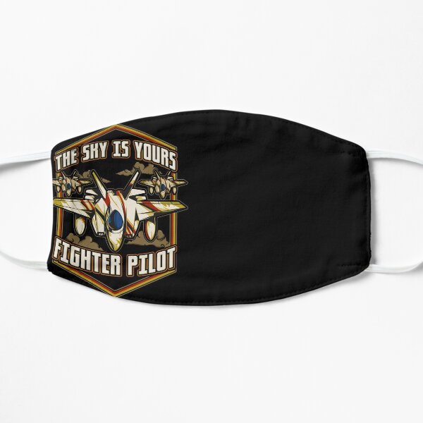 The Sky Is Yours Fighter Pilot Flat Mask