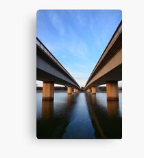 TWIN Bridges Canvas Print