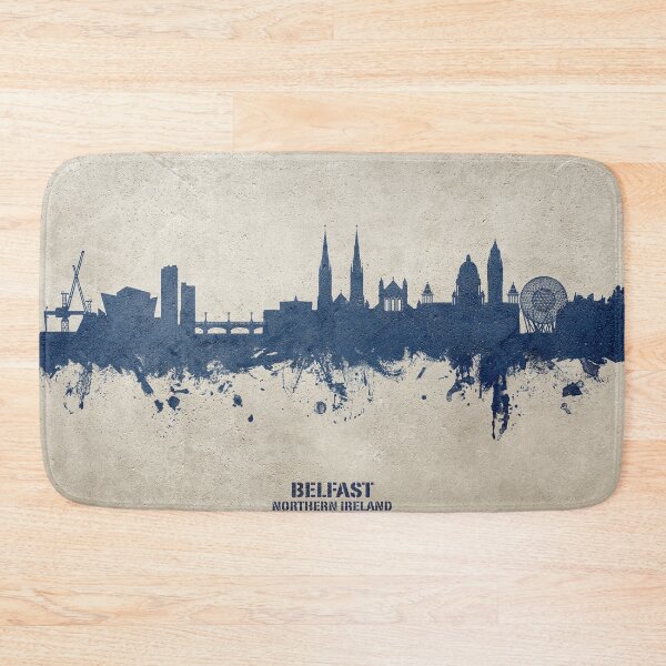 Item preview, Belfast Northern Ireland Skyline designed and sold by ArtPrints.