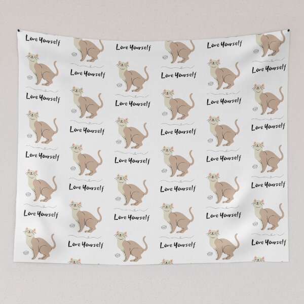 Item preview, Love yourself & Happy Cat designed and sold by happystorehs.