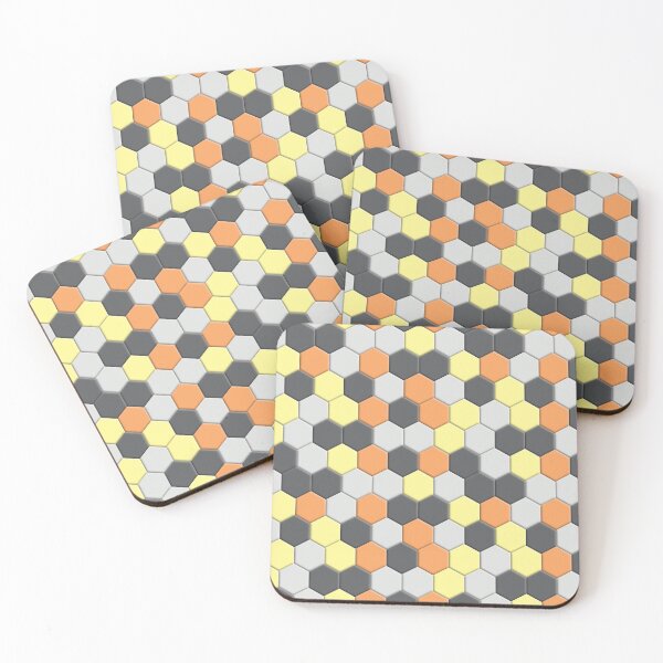 Item preview, Hexagonal 3D repeat seamless pattern background designed and sold by Estalon.