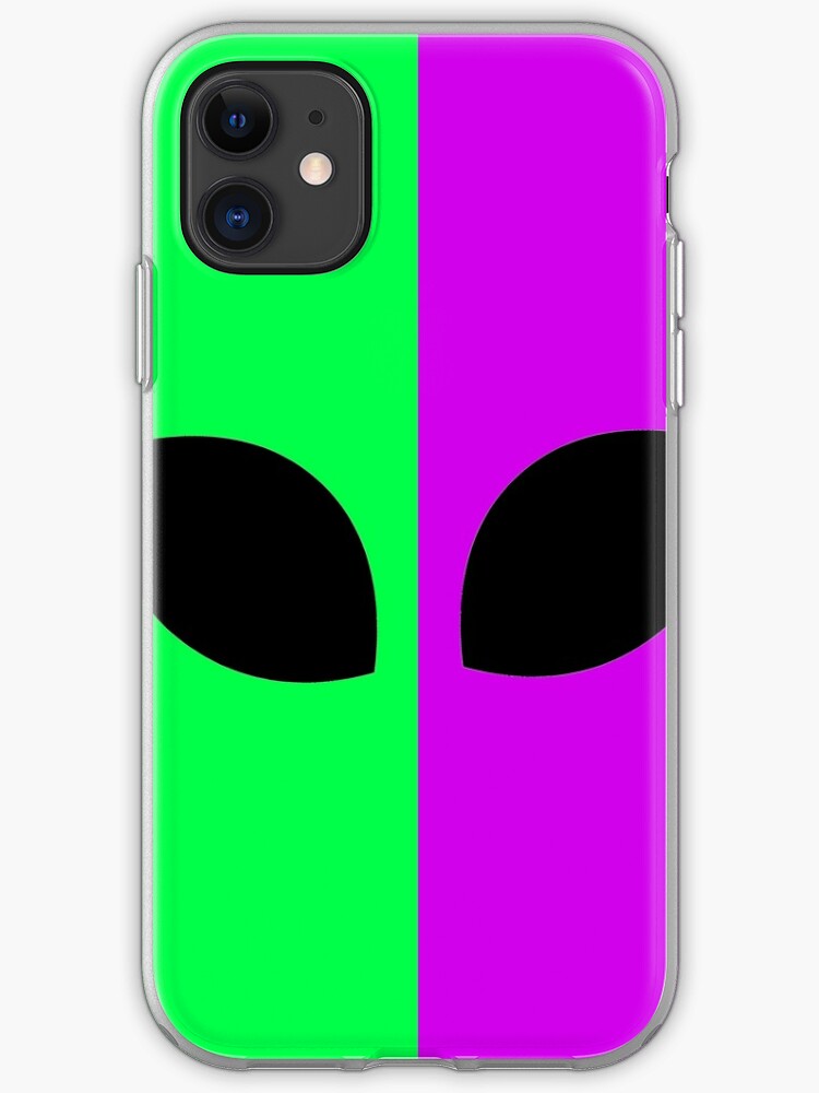 Gta V Green Vs Purple Alien War Iphone Case Cover By Carlourful Redbubble - green alien skin roblox