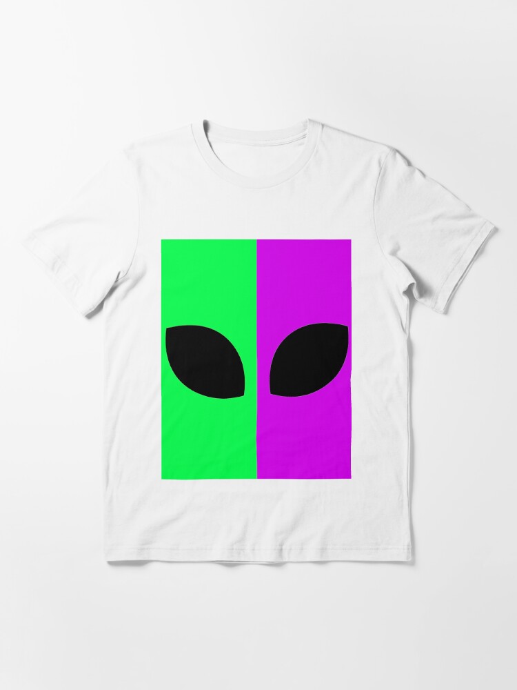 green and purple t shirt