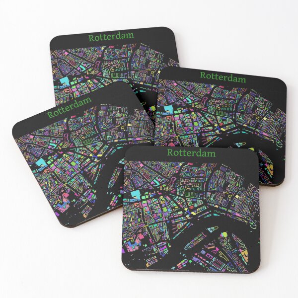 Item preview, Rotterdam City of Colours designed and sold by Data-Driven Map Designs.