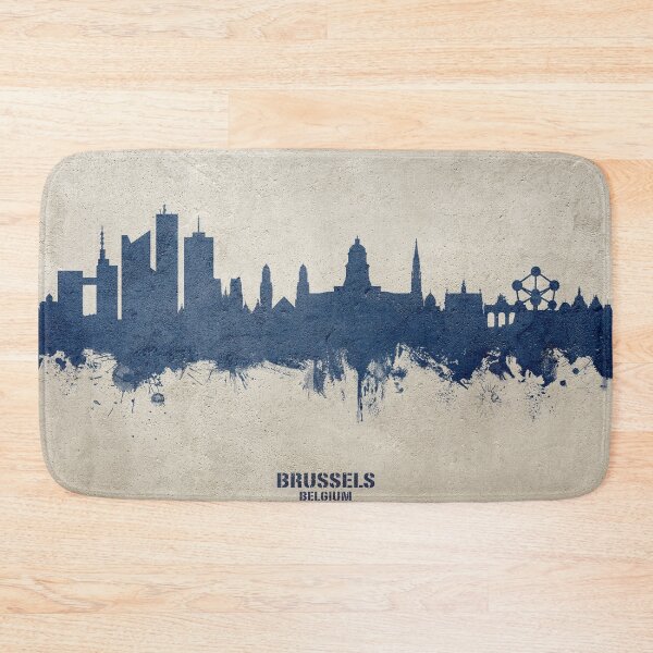 Item preview, Brussels Belgium Skyline designed and sold by ArtPrints.