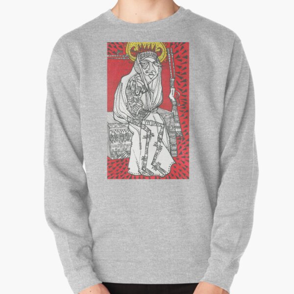 "Lady in red" by Tara Mokhtari Pullover Sweatshirt